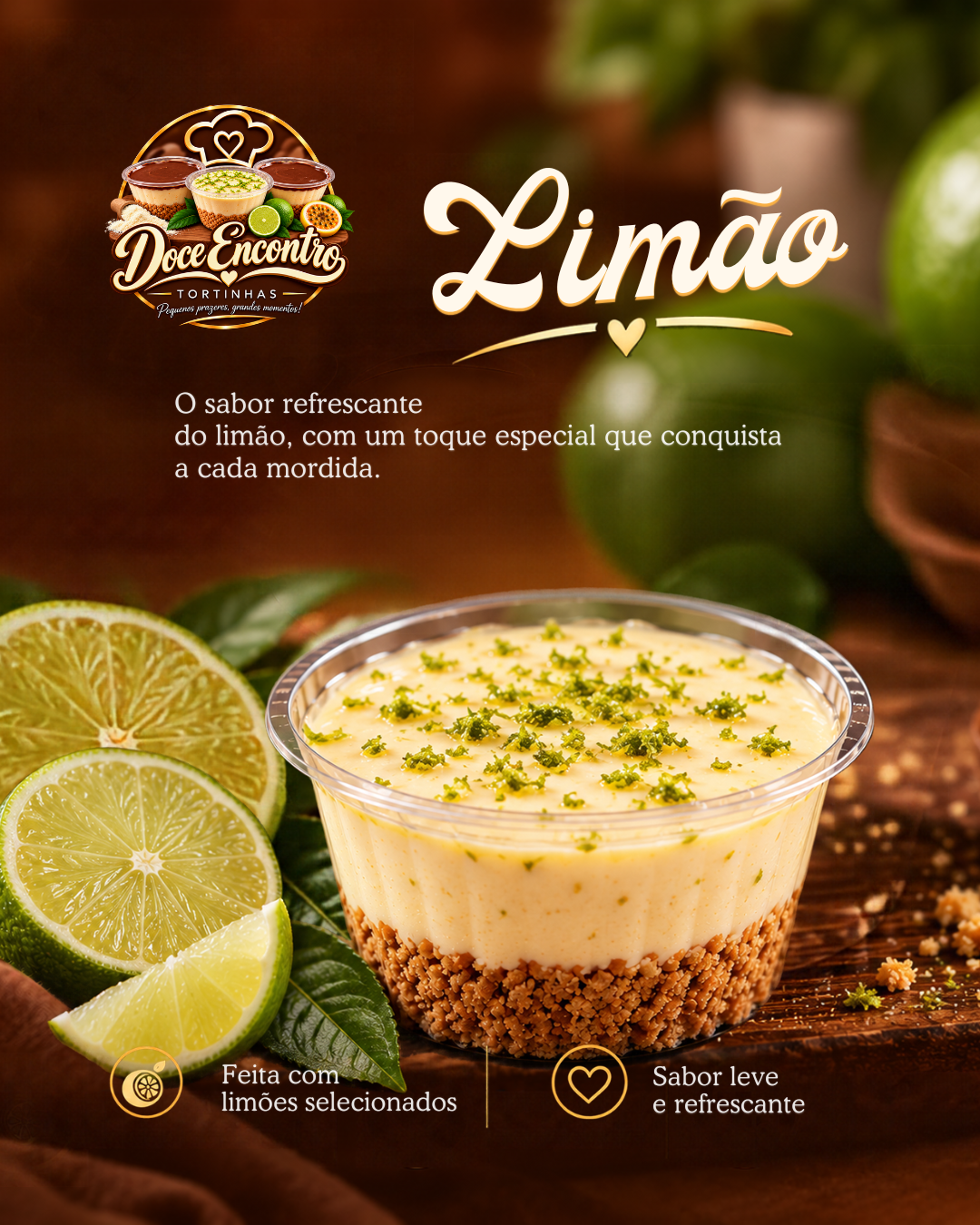 Tortinha de Limão - Doce Encontro